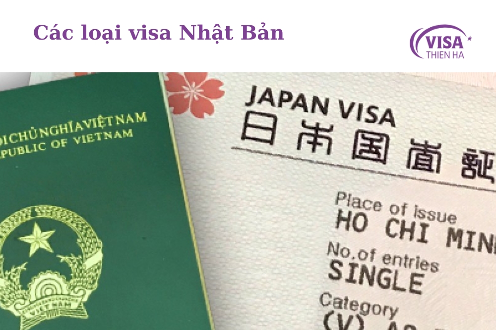 các loại visa nhật bản
