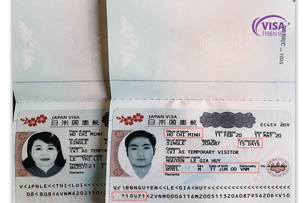 giấy tờ cần có khi xin visa