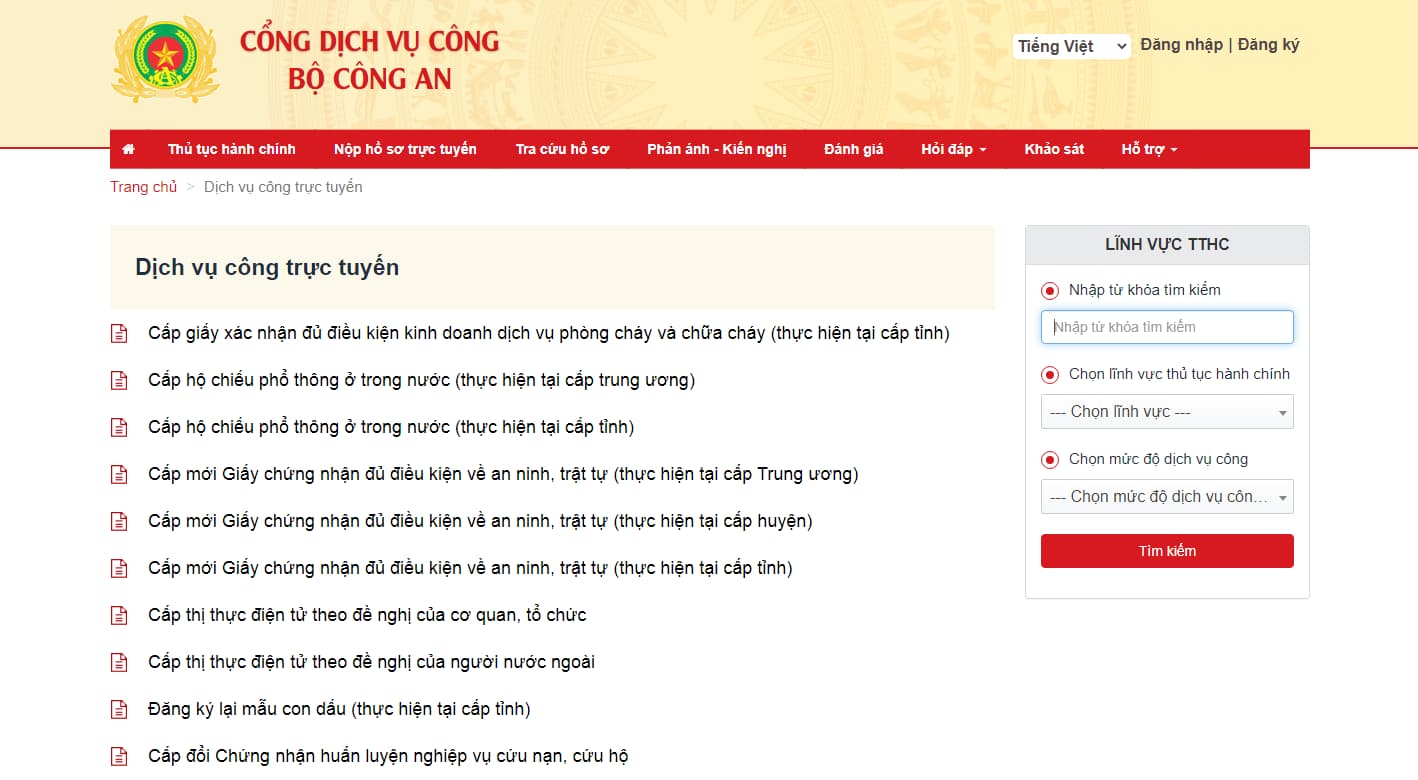 làm hộ chiếu bước 2