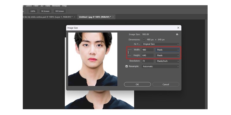 chỉnh sửa ảnh không đủ phương ngang