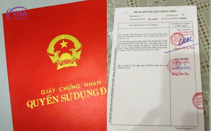 giấy chứng nhận quyền sử dụng đất