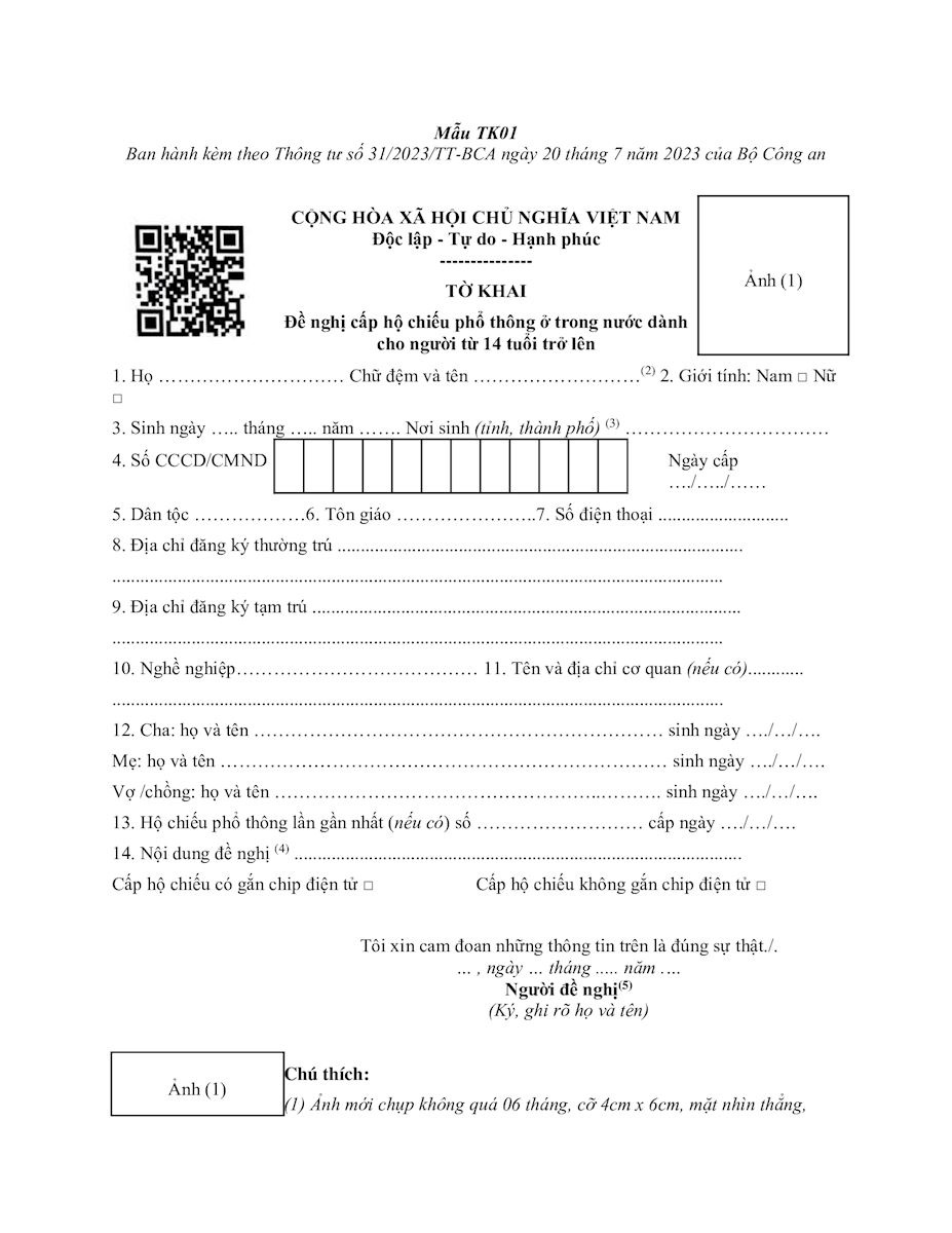 Hướng Dẫn Thủ Tục Xin Cấp Lại Hộ Chiếu Bị Mất Online Thành Công 7 tk01