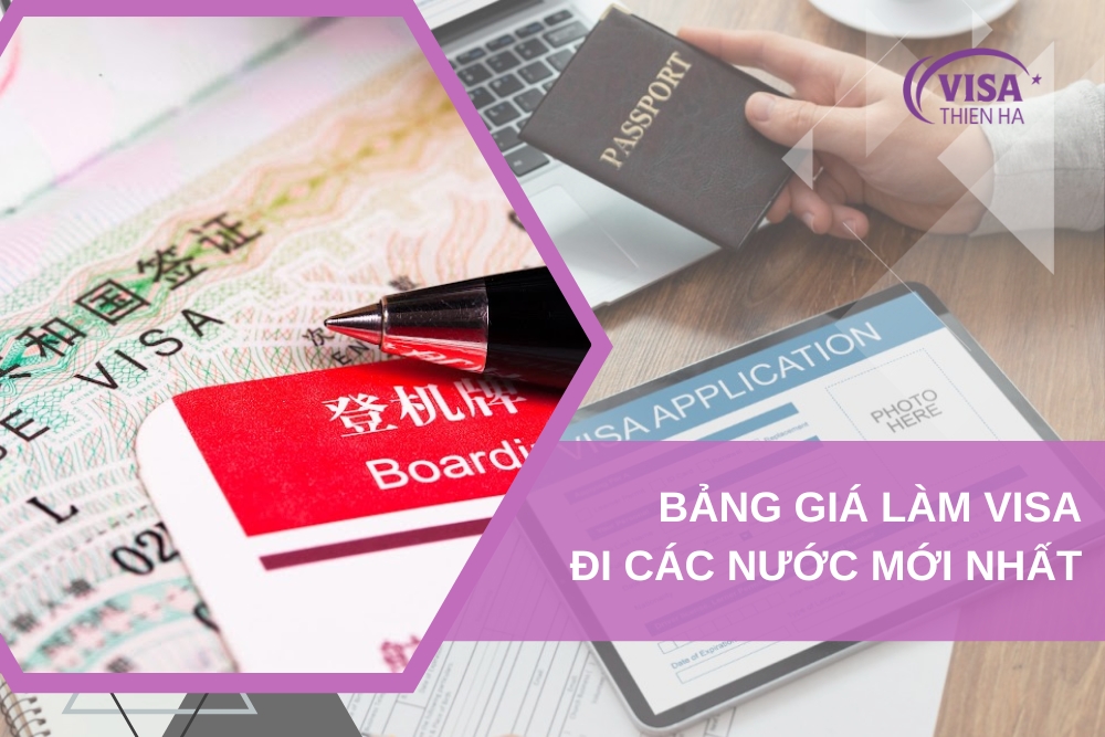 Bảng Giá Làm Visa Các Nước 2026